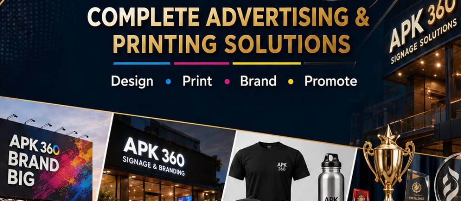 APK360 complete advertising and printing showcase